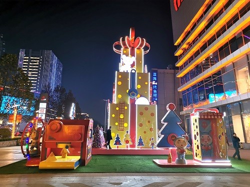 日照和諧廣場圣誕美陳